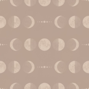 moon phases - big scale - fawn