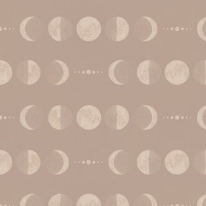 moon phases - mid scale - fawn