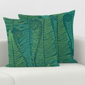 SMALL HAPU'U FERN TEAL