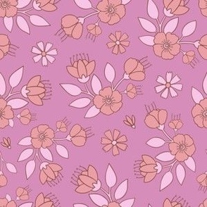 Casually Floral Color Pop Lilac - Medium