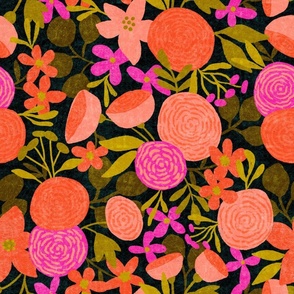 Ranunculas (orange and pink)