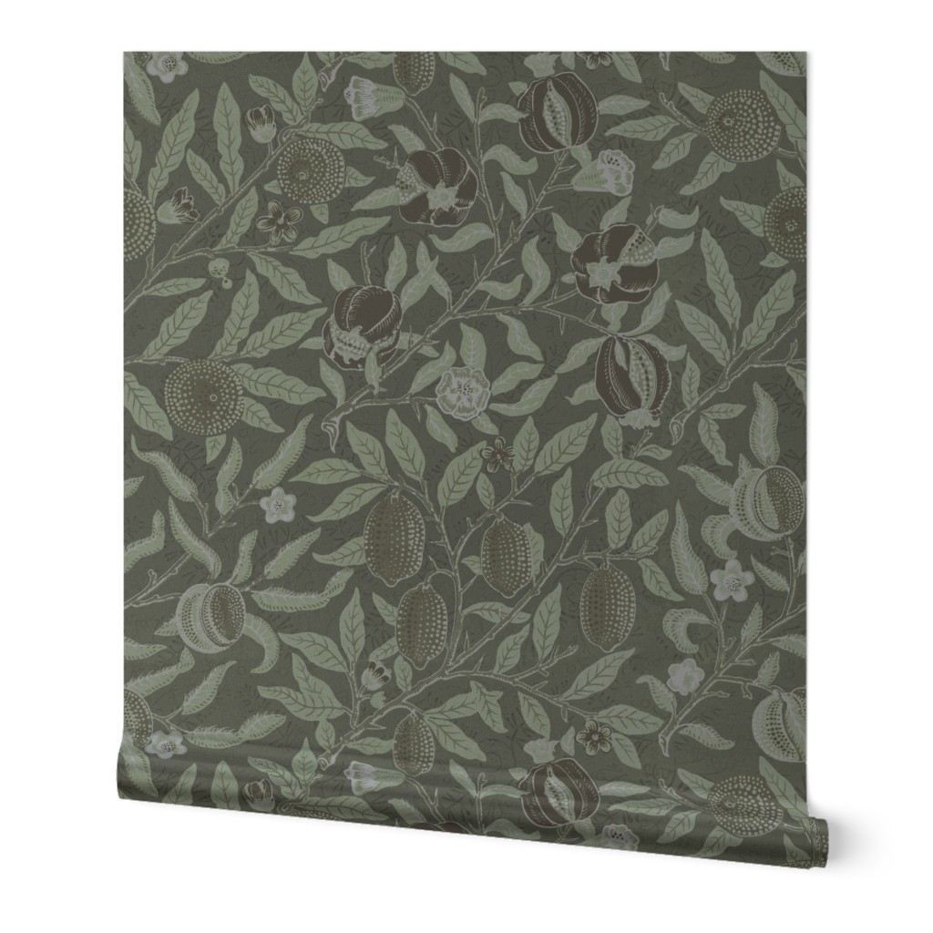 FRUIT IN SAGE AND UMBER - WILLIAM MORRIS