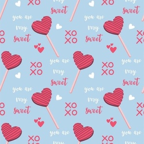 Cute romantic love Valentines day pattern