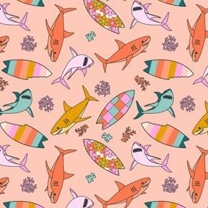 Colorful Sharks