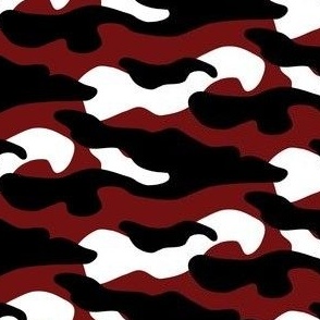 Garnet and Black Camouflage Small