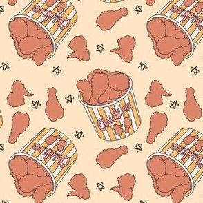 Chicken Wings Fabric, Wallpaper and Home Decor