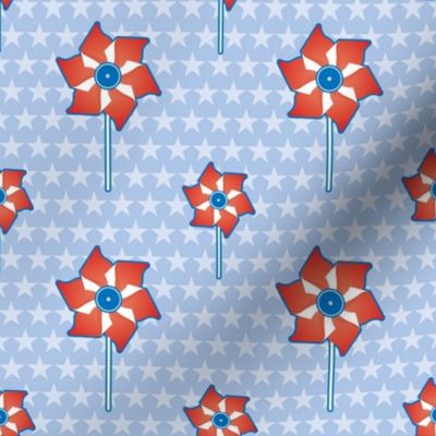 Pinwheel patriotic-array