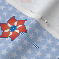 Pinwheel patriotic-array