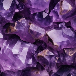 Purple Amethyst Texture – Large Scale Crystals
