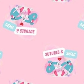 Sutures and Swag Funny Saying Surgery