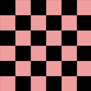 Pink and Black Checkered Pattern