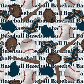 orange and navy baseball