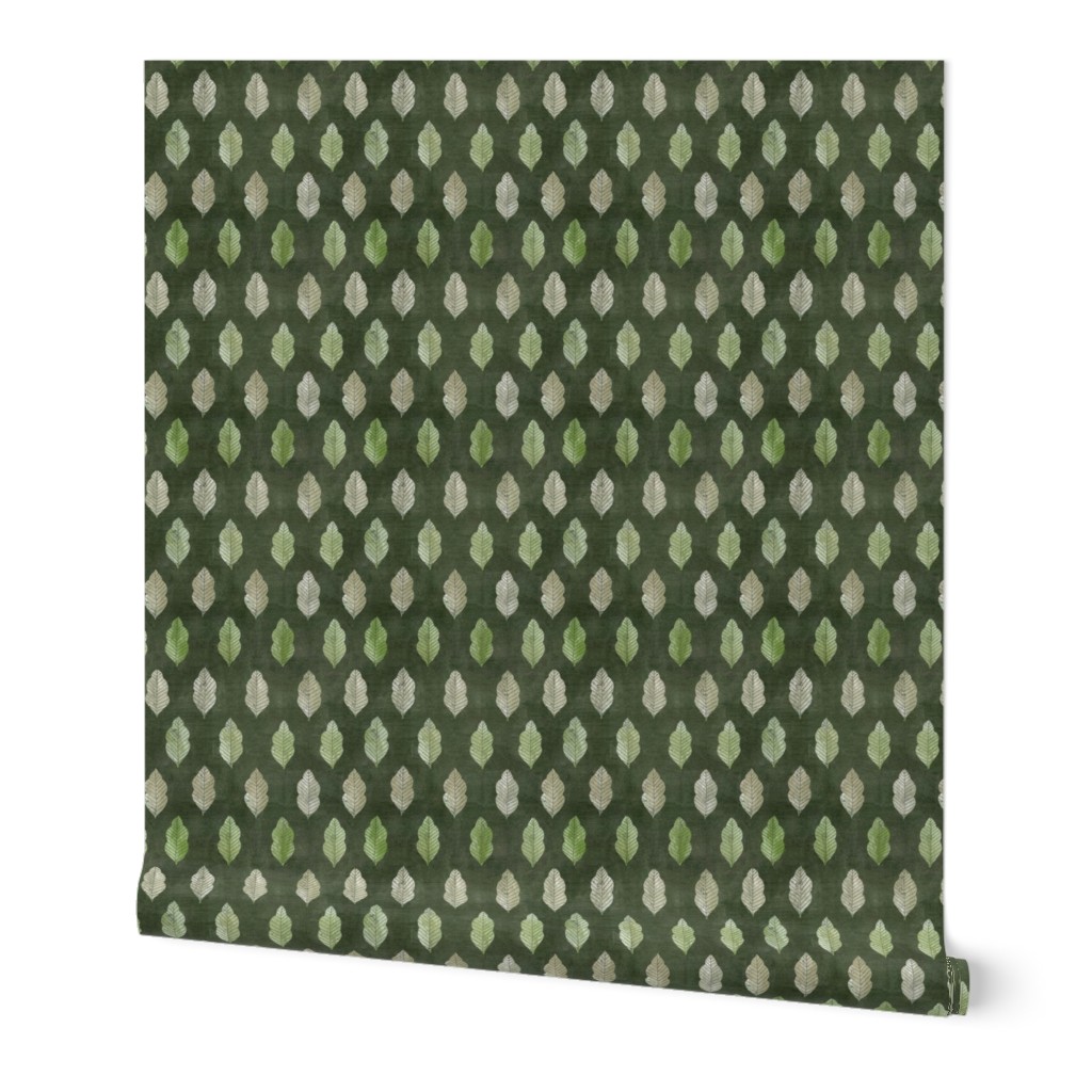 Empress Leaf - Khaki Green, Olive Green