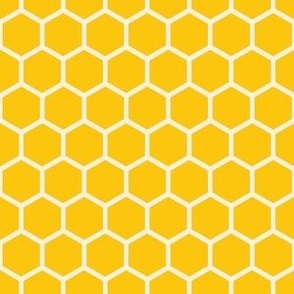 Golden Honeycomb Pattern