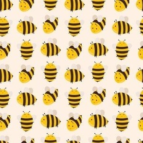 Small Cute Spring Bee Pattern
