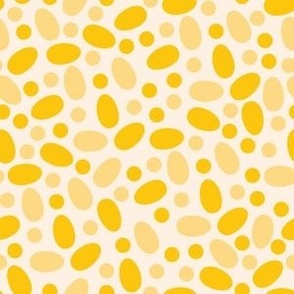 Yellow Organic Circle Shape Pattern