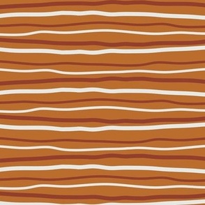 Brown Natural Horizontal Stripes