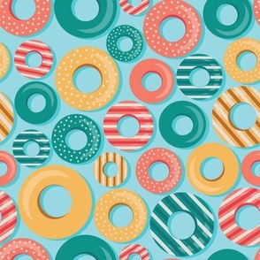 Swimming Pool Floatie Pattern