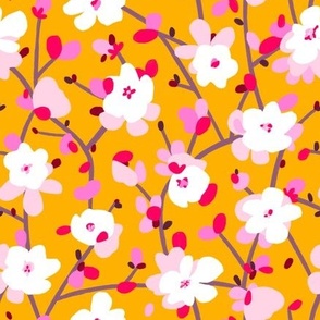 Cherry Blossoms - Yellow