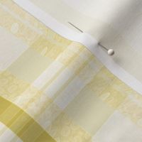 Gold Wedding Table Linens Plaid