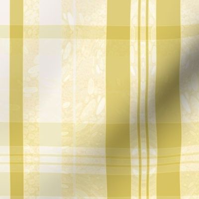 Gold Wedding Table Linens Plaid