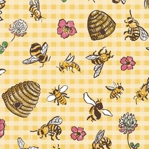 Wonderful World of Bees - Large Yellow