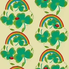 Shamrocks and rainbows10in