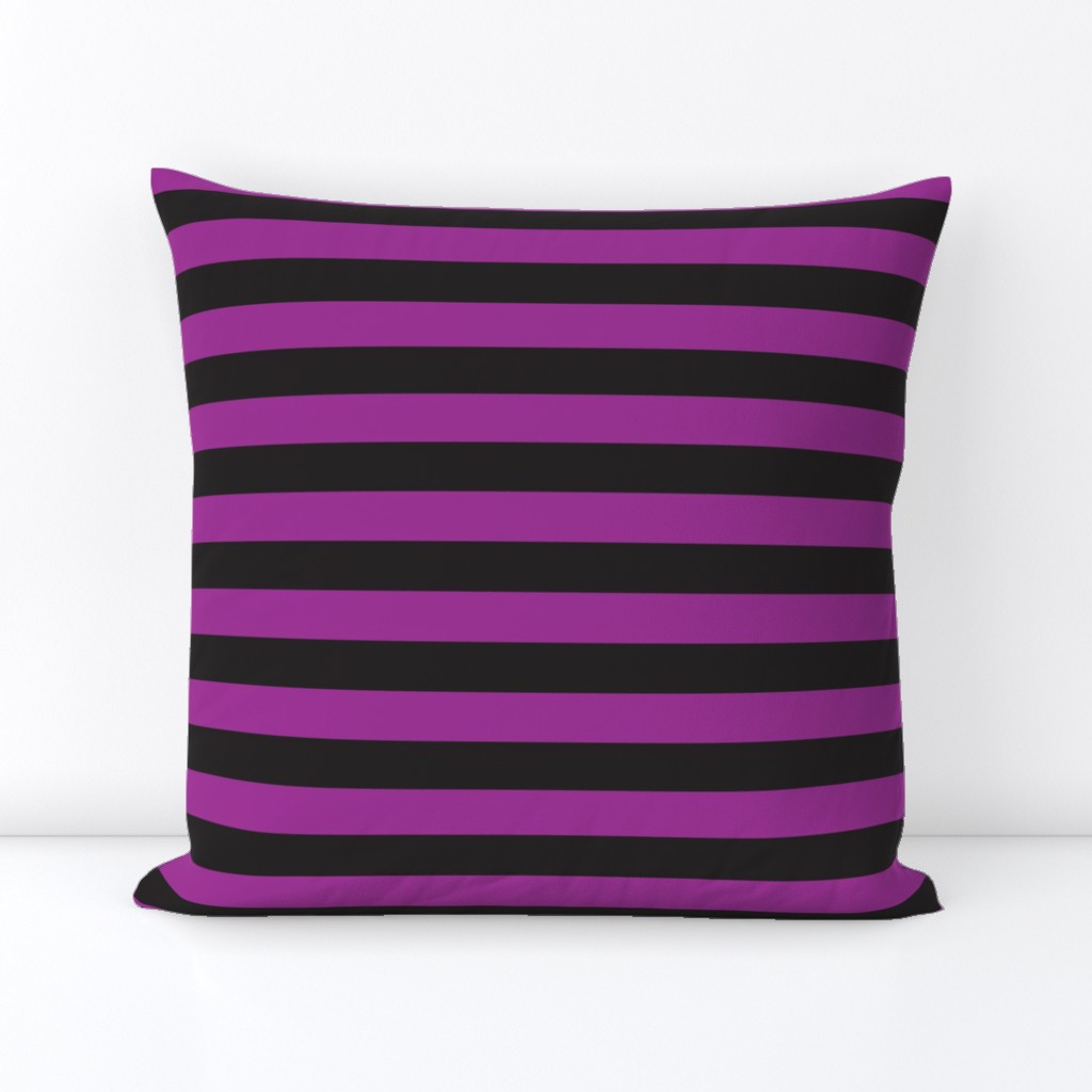 Halloween 1" Stripes purple/black