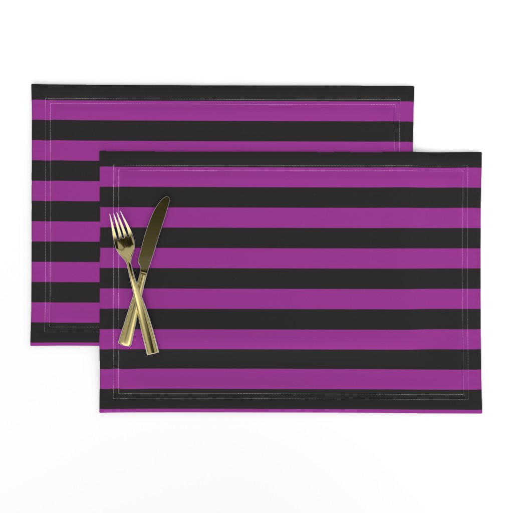 Halloween 1" Stripes purple/black