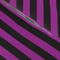 Halloween 1" Stripes purple/black