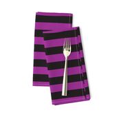 Halloween 1" Stripes purple/black