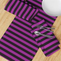 Halloween 1" Stripes purple/black