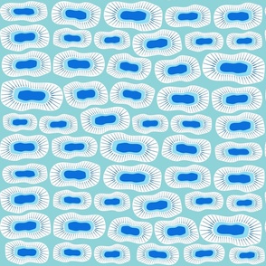 Reef Coral Stone Texture_ Blue