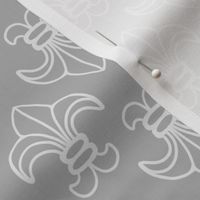 Fleur-de-lis (gray on gray) by Su_G_©SuSchaefer