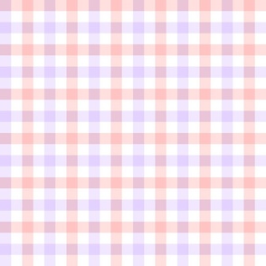 Peach Lilac Gingham PF131C