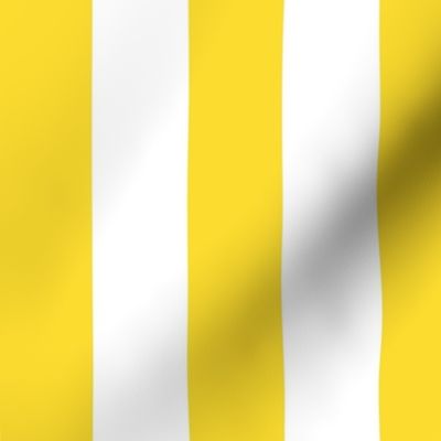 Cheerful Yellow and White Summer Stripes