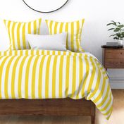 Cheerful Yellow and White Summer Stripes