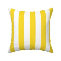 Cheerful Yellow and White Summer Stripes