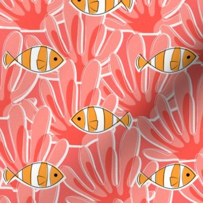 Clownfish in Anemones