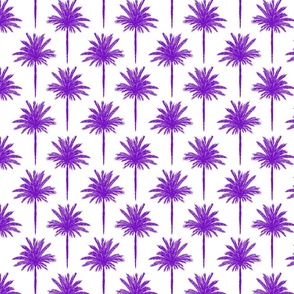 (LARGE) Purple Palms Motif