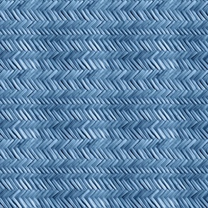 Artful Angles- Herringbone Woven Grasscloth Rafia- Cornflower Wallpaper - New for 2023