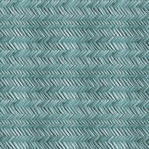 Artful Angles- Herringbone Woven Grasscloth Rafia- Seafoam Wallpaper - New for 2023