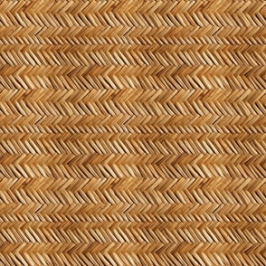 Artful Angles- Herringbone Woven Grasscloth Rafia- Natural Wallpaper 