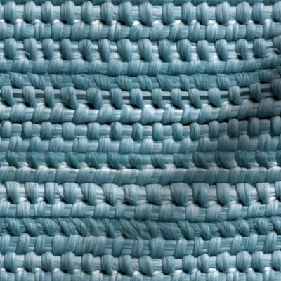 Grasscloth-Woven Twisted Tides - Robin's Egg Blue Wallpaper