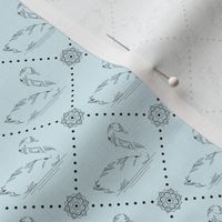 Romantic Swans-light blue