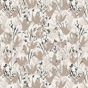 Summer Florals  [taupe] [small]