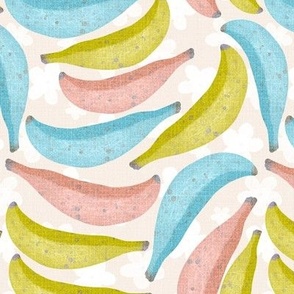 Anna's Bananas, Colorful Modern Tropical Fruit 