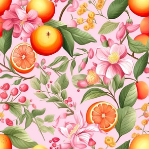 Blossoming Citrus: A Vibrant Fusion