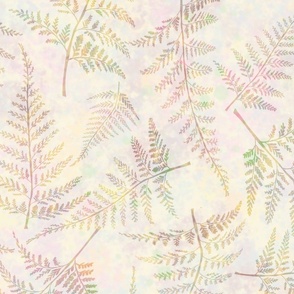 Delicate fern fronds - large scale