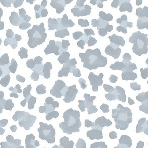 Custom KHB Soft Blue Leopard Print